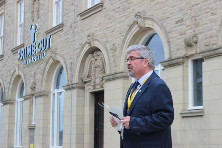 Macclesfield West and Ivy Councillor Nick Mannion Labour's Nick Mannion gave a rallying speech.