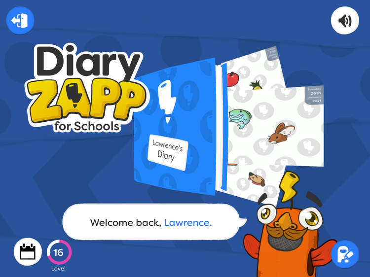 Their software is also popular in schools. This Matmi app called Diary Zapp allows kids to write a virtual diary. (Image - Matmi)