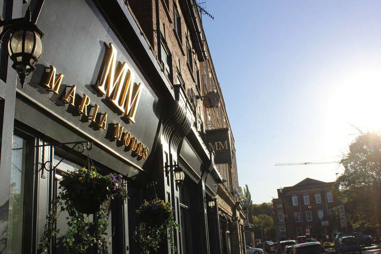 Businesses on Park Green in Macclesfield.