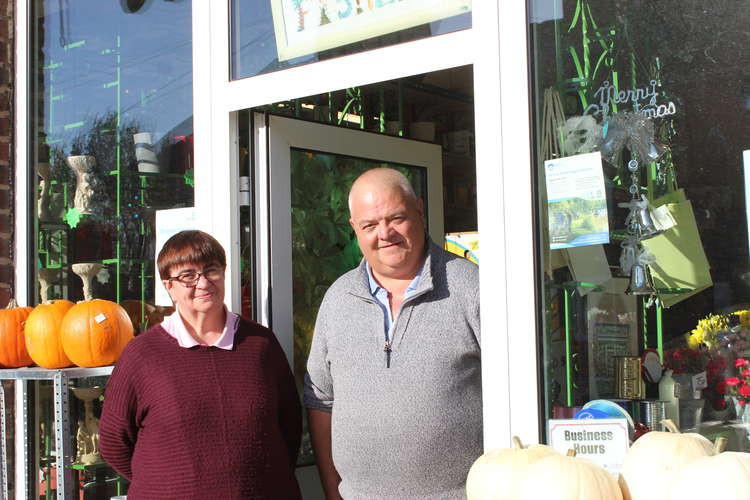 Denise and Barry Fisher of Fisher's Grocers and Florists are shutting their Macclesfield store.