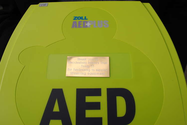 Macclesfield: The lifesaving defibrillator, which cost almost a grand.