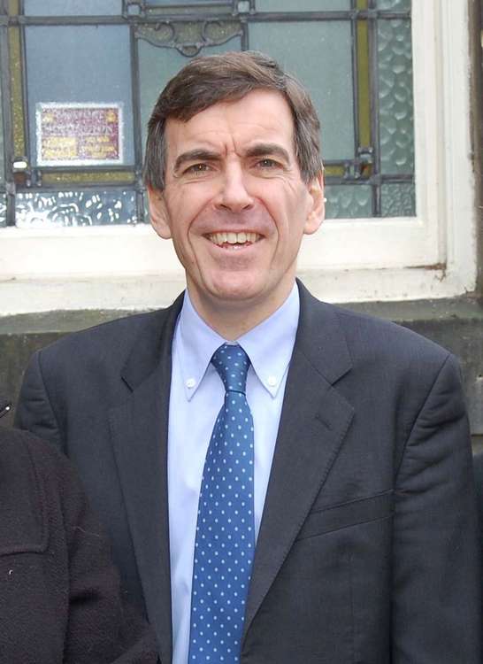 David has served Macclesfield as an MP for 11 years. Here he is pictured canvassing when he first became an MP in May 2010. (Image - CC 3.0 David Rutley MP outside Bollington Town Hall by Tim Boddington bit.ly/2ZO9ac5 Unchanged)