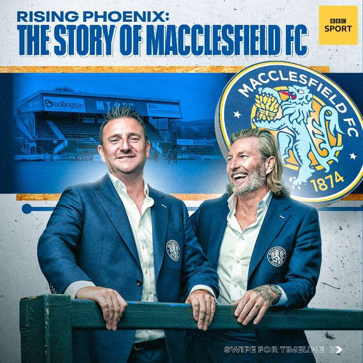 Eight days after the release, the Macclesfield FC documentary will be shown on TV.