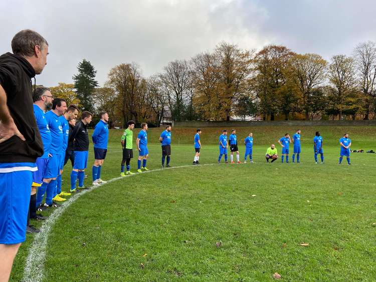 Lest we forget: A one minute silence before kick-off.