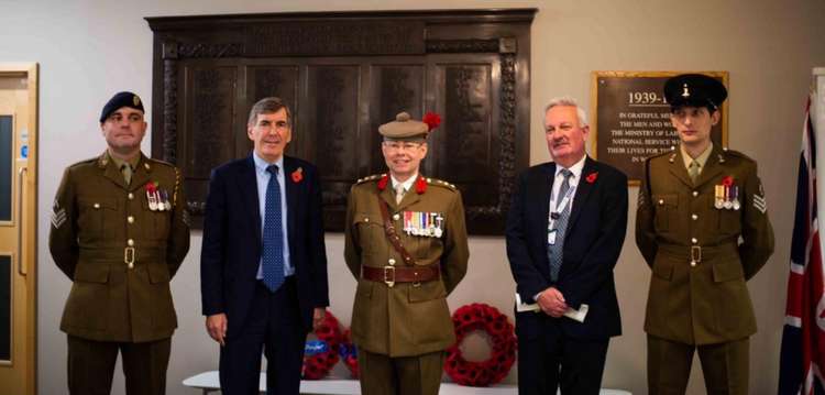 Mr Rutley at a London Remembrance Day event. He also attended Macc's on Sunday, but did not post any pictures of him there.