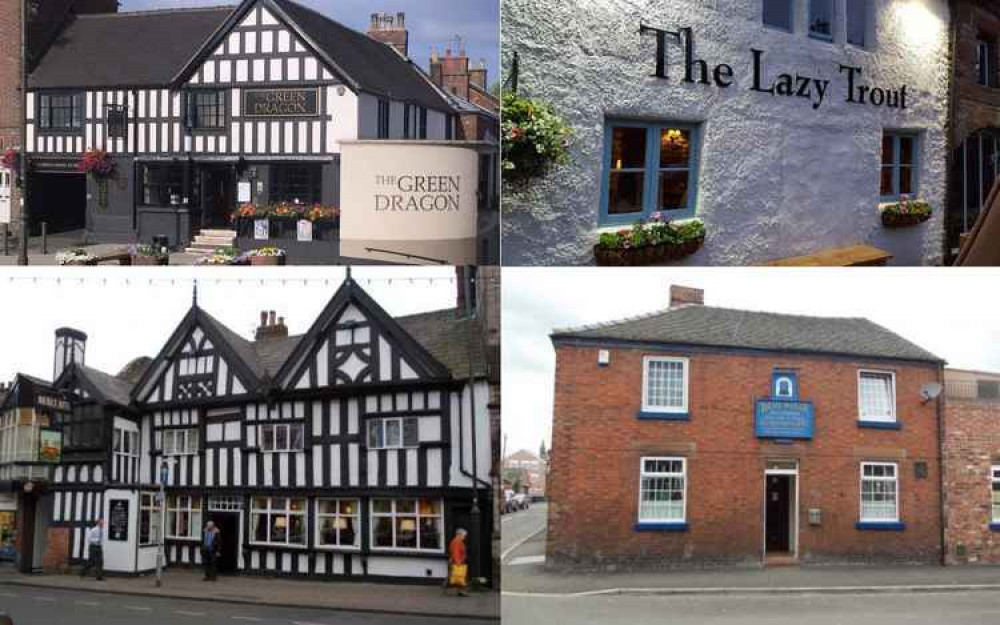 Just a few of the many pubs in and around Leek