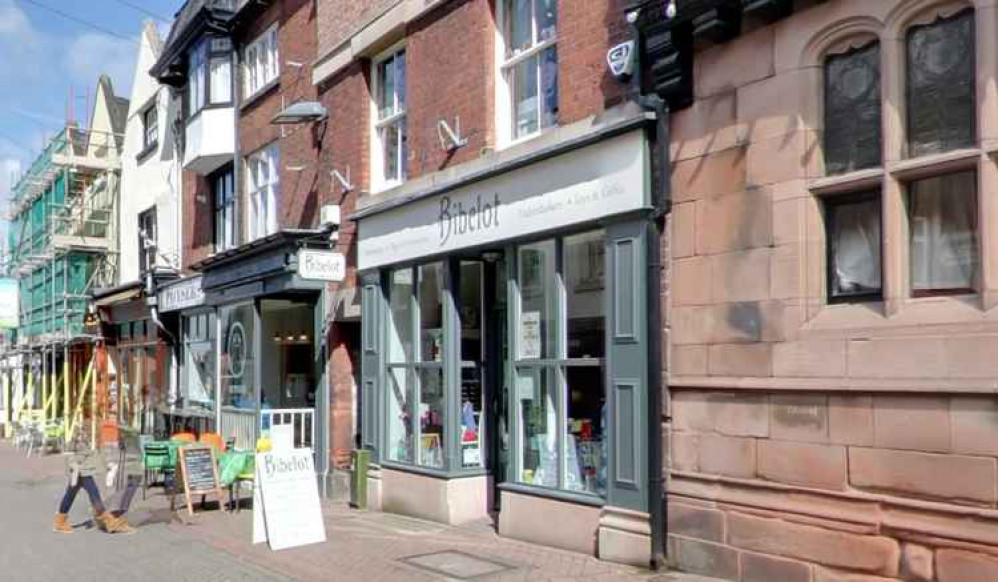 The shop is located at the Sheep Market in Leek