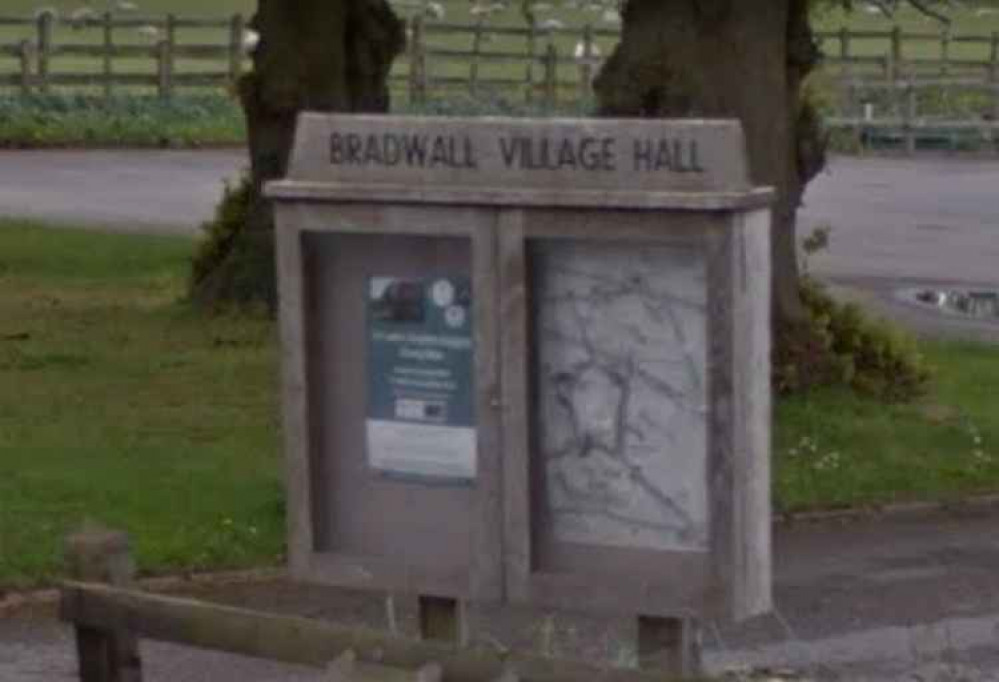 Bradwall Village Hall.