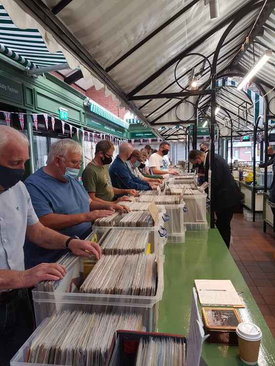 Backtrax Music has a stall at the Sandbach Market.