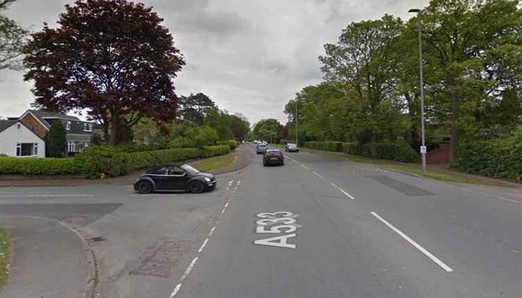 The incident occurred on the Middlewich Road- Grangeway junction.