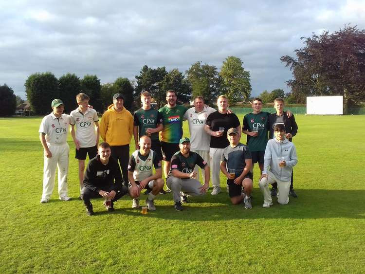 Elworth's third team celebrating after clinching the title