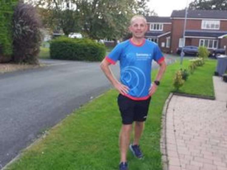 Training has become a daily event for marathon runner Darren Neighbour