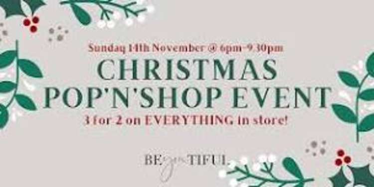 Christmas shopping event at Beyoutiful on Sunday