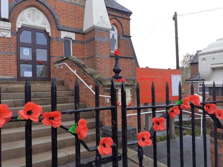 Display at Unity Methodist Church, Wheelock