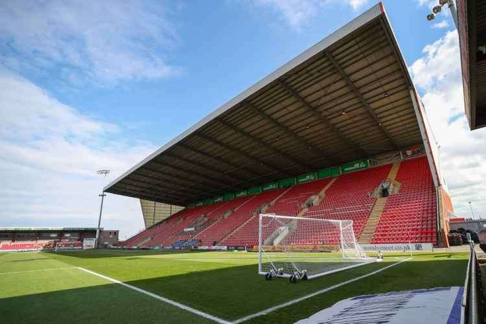 Crewe Alex stadium at Gresty Road, Crewe