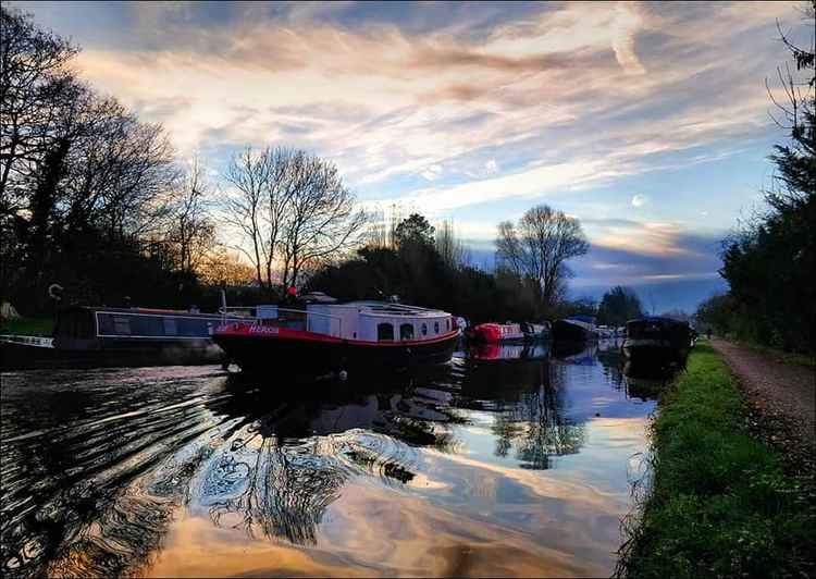 Views of the canal in Perivale