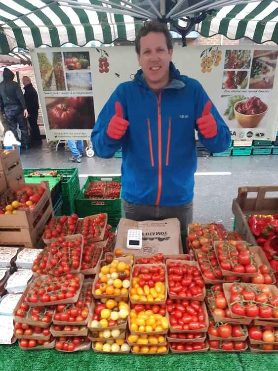 All sorts of fruit and veg are on offer too