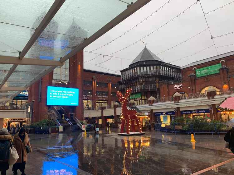 Shops at Ealing Broadway shopping centre opened their doors yesterday