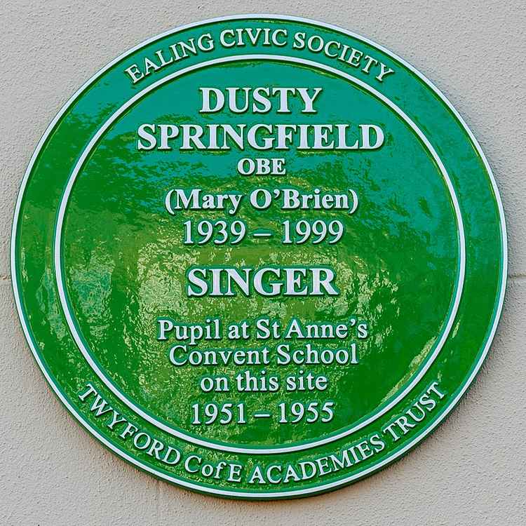 Springfield attended St Anne's Convent School in Northfields
