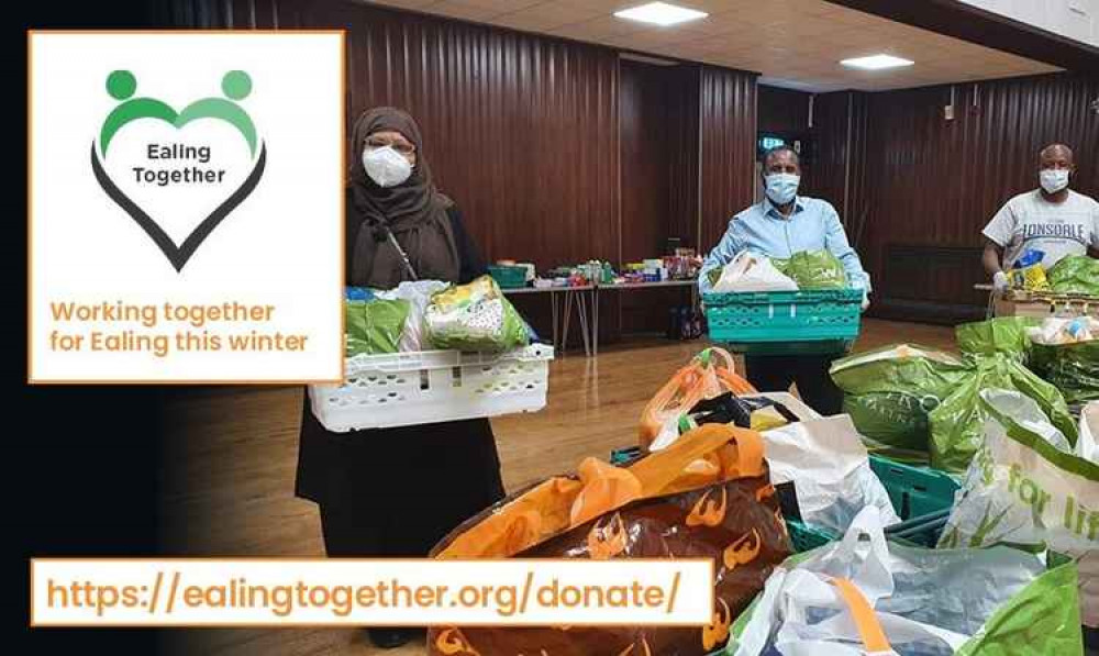 Every donation will help Ealing Together ensure vital support reaches vulnerable residents and families