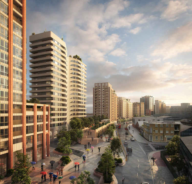 What the Bollo Lane development could look like. Image Credit: Transport for London