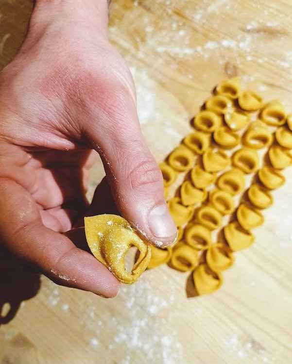 Mordini's inspiration was his grandmother, who always made her pasta from scratch