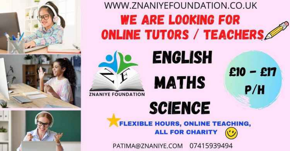 The Znaniye Foundation is offering free and affordable Maths, Science and English lessons to all age groups