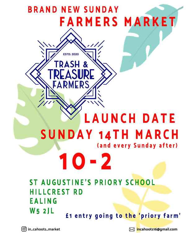 Trash & Treasure Farmers' Market will make its debut next Sunday, March 14