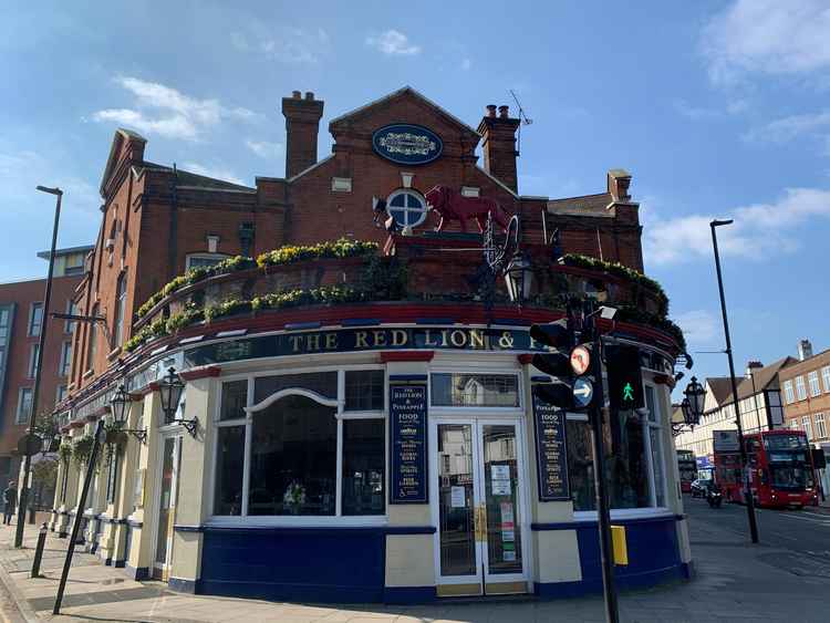 The Red Lion & Pineapple will be one of two Wetherspoon pubs in Ealing borough to reopen on April 12