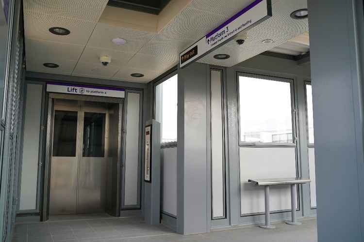 Lifts have been installed to offer step-free access. Image Credit: Transport for London