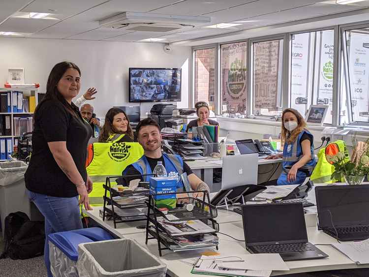 City Harvest staff have been vaccinated and conduct COVID tests three times a week to keep the operations going. Image Credit: Anahita Hossein-Pour