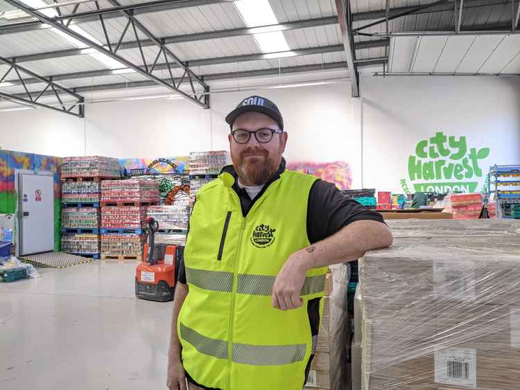 Andrew Mcleay joined City Harvest this year after working for Ealing Soup Kitchen. Image Credit: Anahita Hossein-Pour Andrew Mcleay joined City Harvest this year after working for Ealing Soup Kitchen. Image Credit: Anahita Hossein-Pour