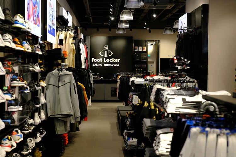 The newly renovated Foot Locker store. Image Credit: Ealing Broadway shopping centre