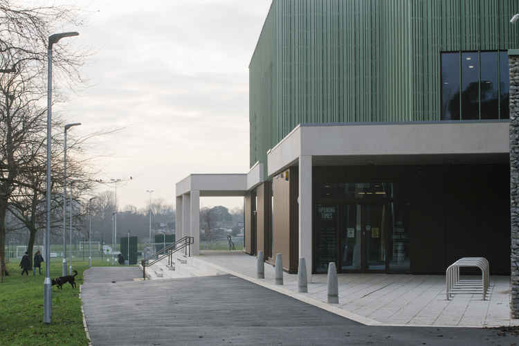 A look outside the new Gunnersbury Park sports hub. Image Credit: Ealing Council.