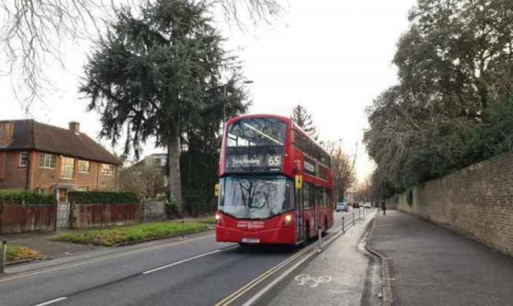 The 65 bus route was among those expected to be affected