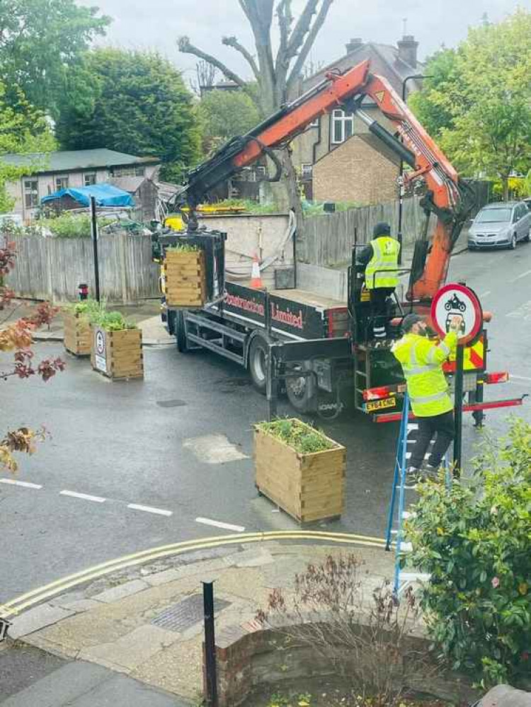 LTN bollards are being removed at the moment