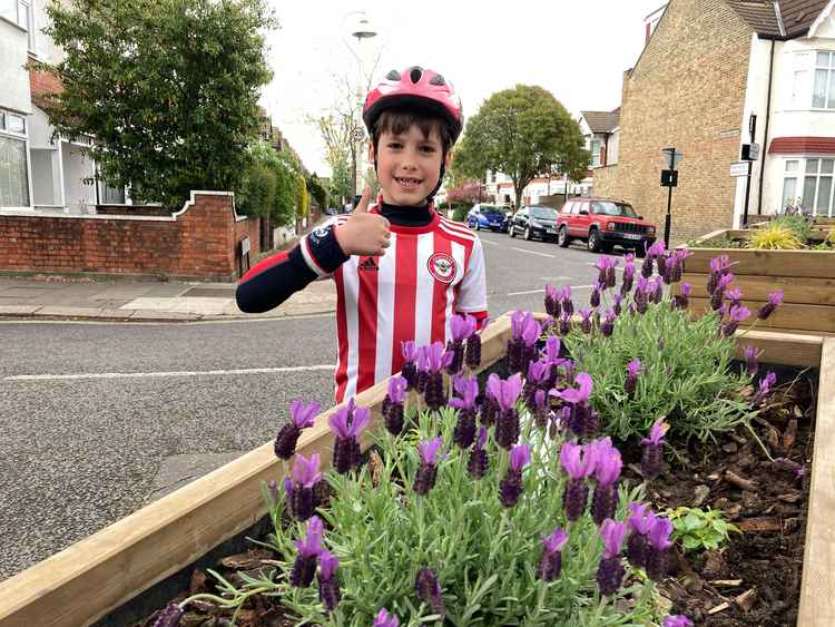 He would check up on the plants on his way to and from school