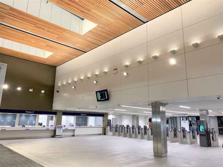 There's a larger ticket hall with more space for customers. Image Credit: TfL