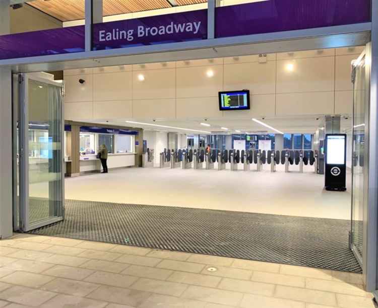 The new entrance replaces the cramped entrance used before. Image Credit: TfL