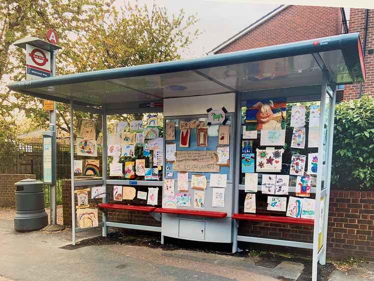 A bus stop gallery