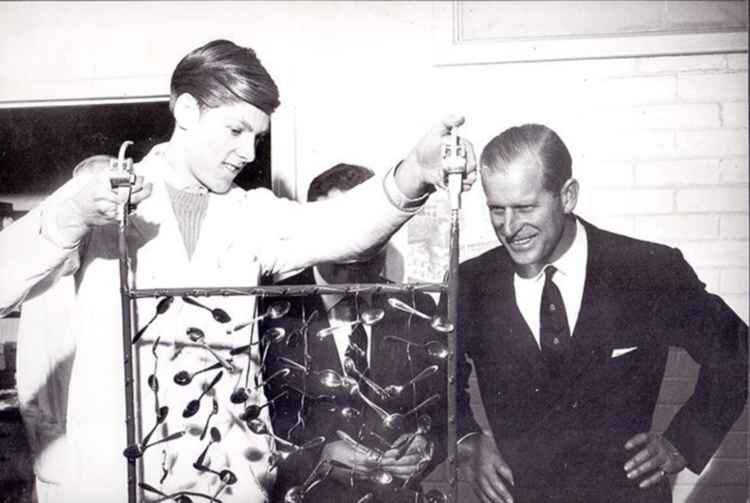 The Duke of Edinburgh wanted to know all the whys and wherefores, revealing his insatiable thirst for knowledge. Image Credit: Ealing Council