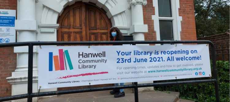 The library will reopen on Wednesday at 10am. Image Credit: Hanwell Community Library