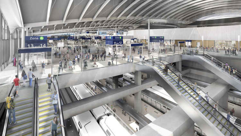 When completed, Old Oak Common will cater for about 90 million passengers per year. Image Credit: HS2