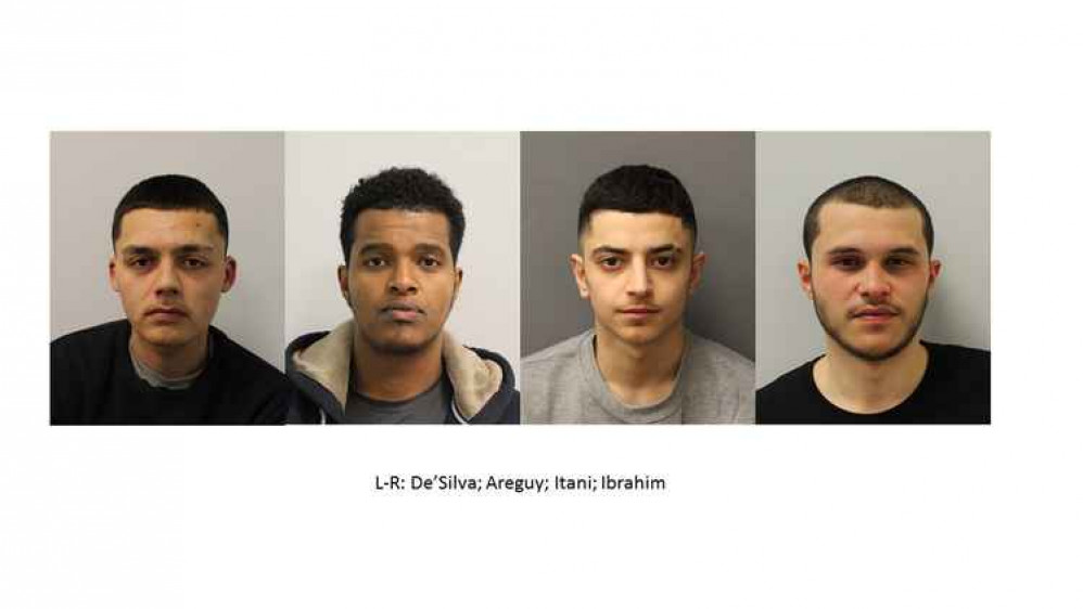De'Silva, Itani and Ibrahim were jailed for 27 years each, while Areguy was jailed for 18. Image Credit: Metropolitan Police