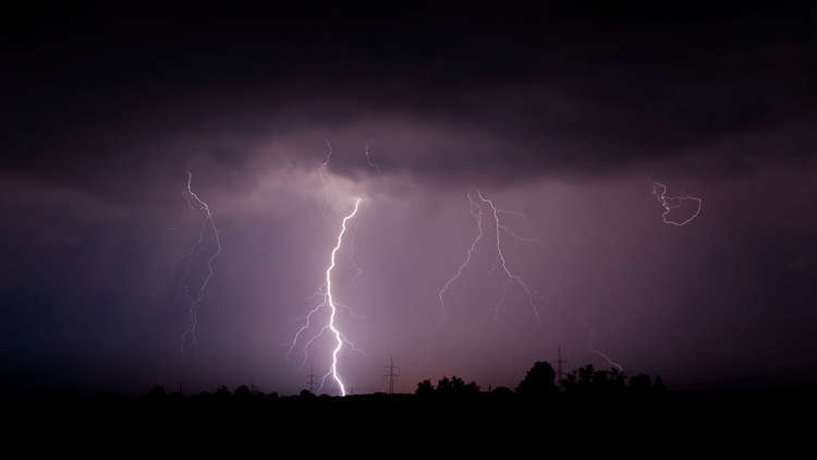 A yellow thunderstorm warning has been issued for Ealing. Image Credit: Mathias Krumbholz