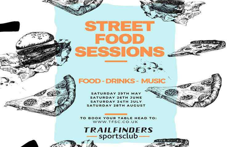 Street Food Sessions are back on Saturday, July 24. Image Credit: Trailfinders Sports Club