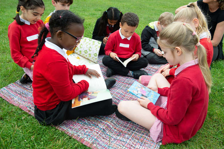 The event involved children enjoying a picnic and a book, while also taking part in a range of fun reading-themed activities. Image Credit: City Press