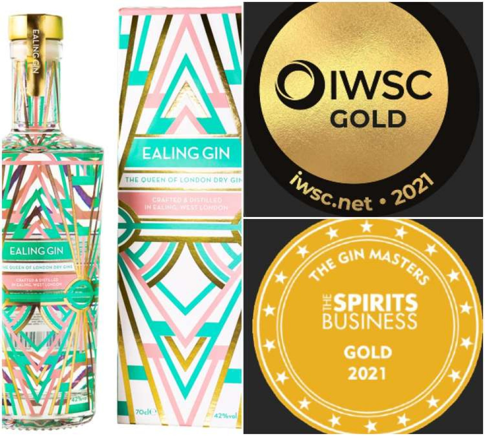 Ealing Gin launched less than two years ago and has now scooped up two gold medals. Image Credit: Ealing Distillery