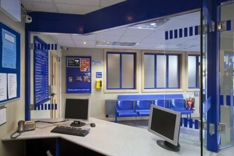 The temporary Southall Police Station counter will close on Monday. Credit: Metropolitan Police.
