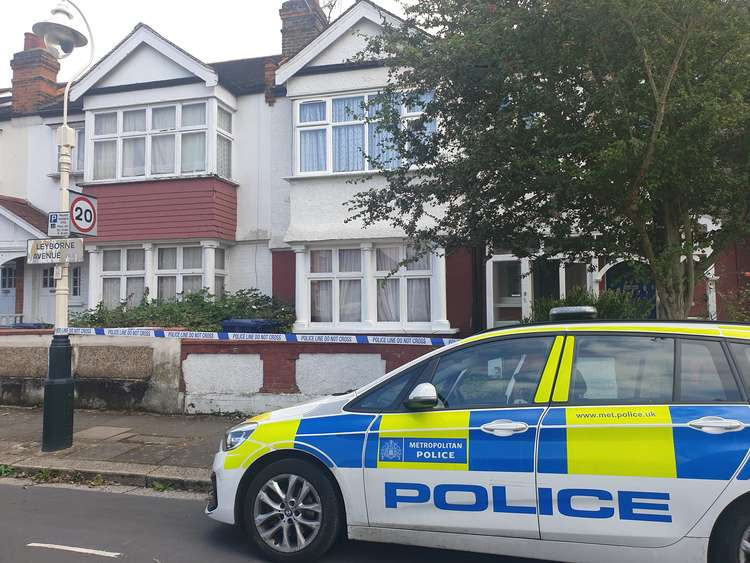 A police cordon has been set up around the home.